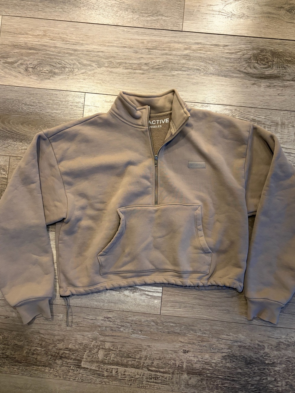 SET Active Zip-Up Fleece Pullover